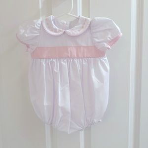 The Beaufort Bonnet Company - NWT - Pink and White Bubble - Girls 6-12 Months